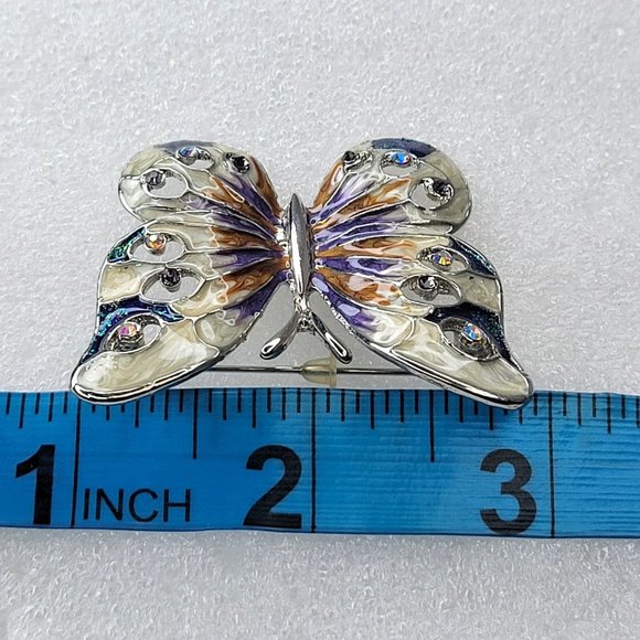 Colorful Butterfly Brooch Pin - Picture 4 of 9